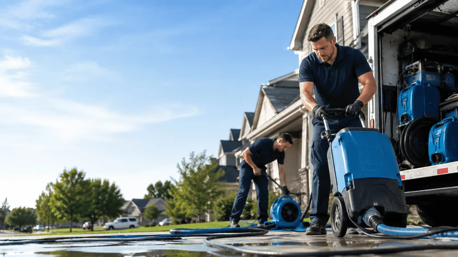 Dehumidification being performed in Waynoka, OK